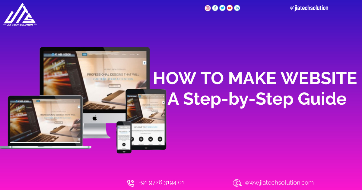 how to build a website for beginners step by step